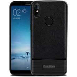 Coque Silicone Xiaomi Redmi Note 5 Litchi Noir