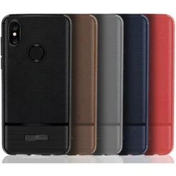Coque Silicone Xiaomi Redmi Note 5 Litchi Noir -All For Phone Magasin coque xiaomi redmi note 5 pro frac2564 3