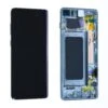 Ecran Et Châssis Origine Galaxy S10+ Vert Prisme (G975F) -All For Phone Magasin ecran lcd galaxy s10 frtepd3358