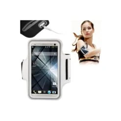 Brassard Telephone Mobile Samsung Sport Blanc