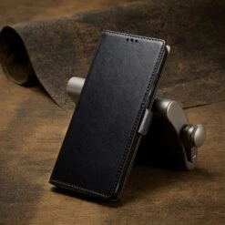 Etui De Protection IPhone 8 Plus Et 7 Plus - Simili Cuir - Avec Rangement Carte - Noir -All For Phone Magasin etui de protection iphone 8 plus et 7 plus noir frac4959 3