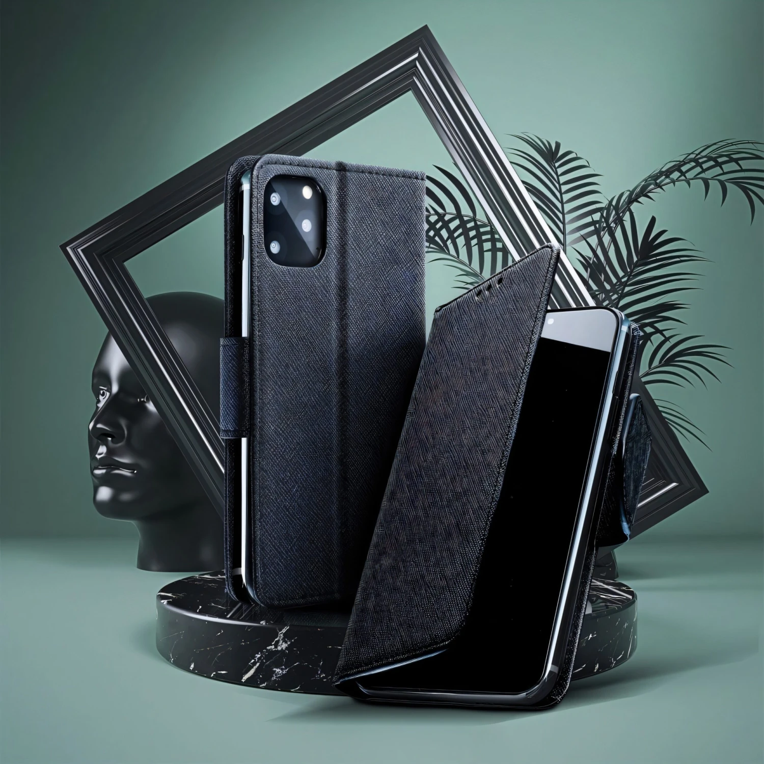 Etui Fancy Book Pour XIAOMI Redmi 10 5G Noir 10 Etui Fancy Book Pour XIAOMI Redmi 10 5G Noir – Image 8