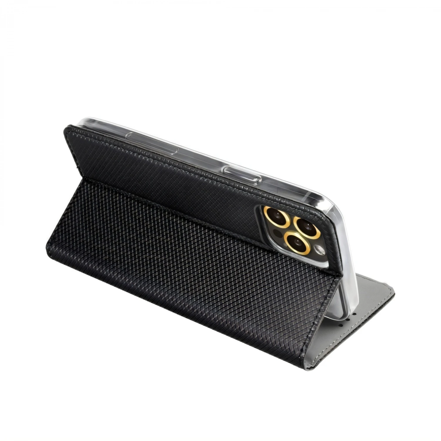 Etui Galaxy A02S Magnetique Noir 6 Etui Galaxy A02S Magnetique Noir – Image 4