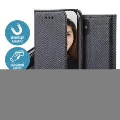 Etui Galaxy A03s Magnétique Noir Avec Rangement - Jaym -All For Phone Magasin etui galaxy a03s magnetique noir jaym frac4889 2
