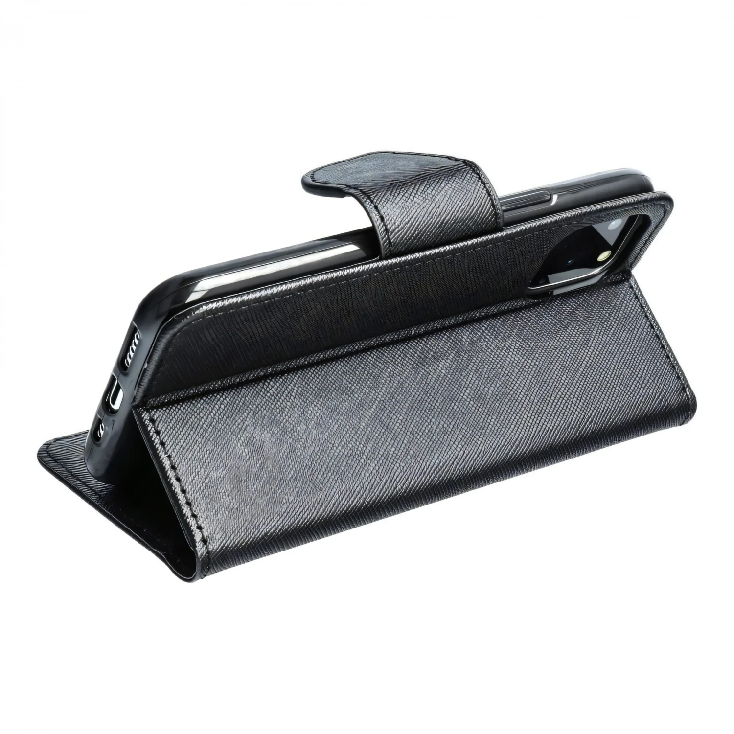 Etui Galaxy A22 4G Fancy Book Noir 4 Etui Galaxy A22 4G Fancy Book Noir – Image 2