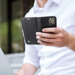 Etui Galaxy A42 5G Prestige Noir 8 Etui Galaxy A42 5G Prestige Noir -All For Phone Magasin etui galaxy a42 5g prestige noir frac4603 1