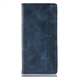 Etui Portefeuille Samsung Galaxy A50 Style Vintage Bleu -All For Phone Magasin etui galaxy a50 frac2902 2