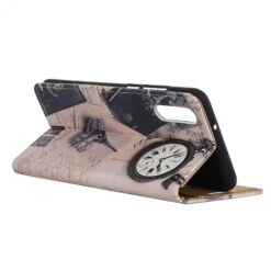 Etui Portefeuille Samsung Galaxy A50 Tour Eiffel Marron -All For Phone Magasin etui galaxy a50 frac2904 4