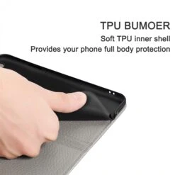 Etui Portefeuille Galaxy A51 Style Cuir Avec Fermeture Magnétique Et Rangement Carte - Gris -All For Phone Magasin etui galaxy a51 frac3668 6