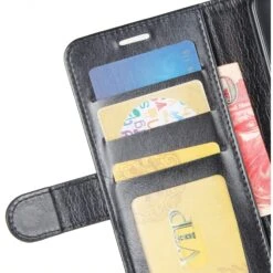 Etui Samsung Galaxy A6 2018 Similicuir Noir -All For Phone Magasin etui galaxy a6 2018 frac2275 8