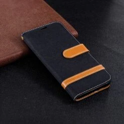 Etui Samsung Galaxy A6 2018 Jean Noir