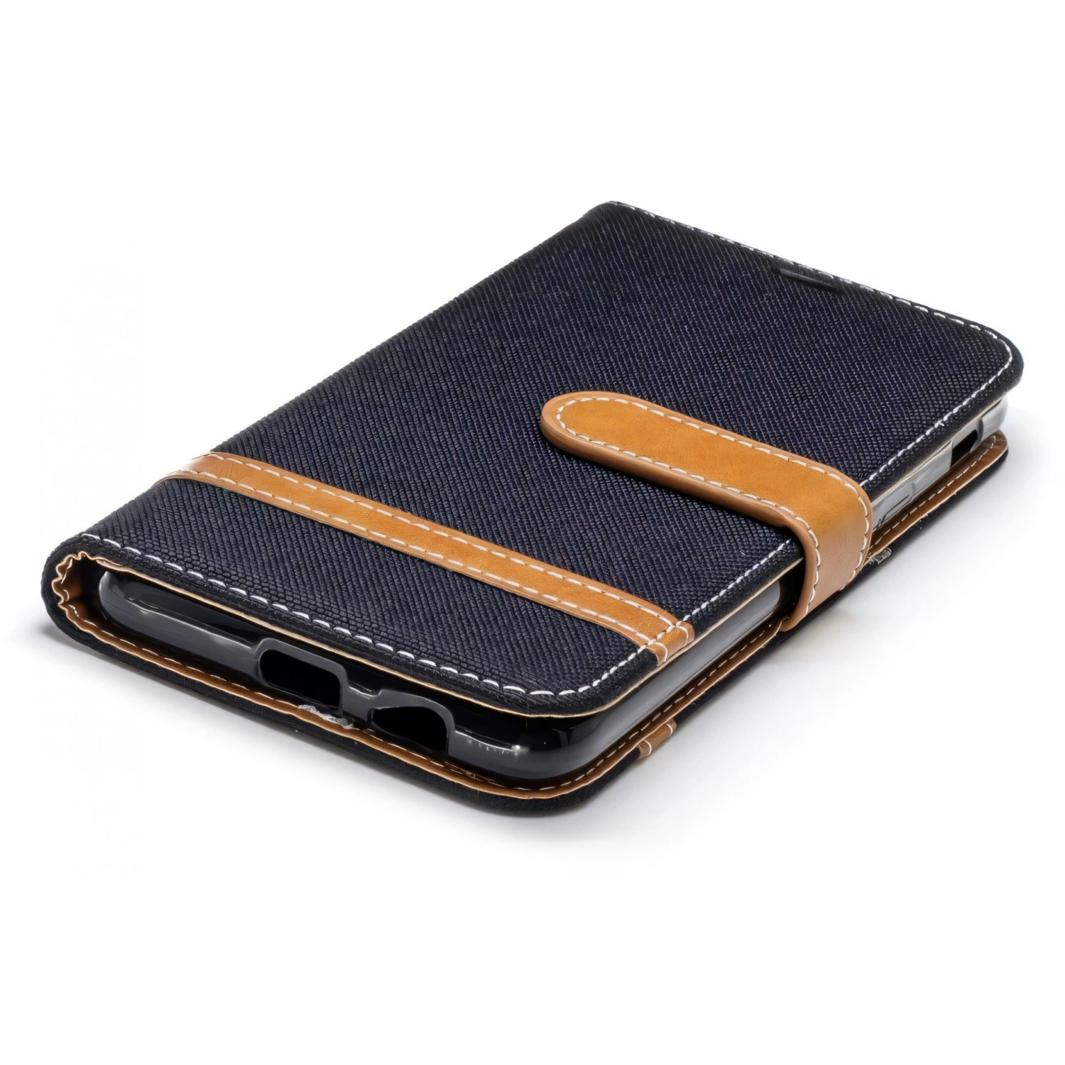 Etui Samsung Galaxy A6 2018 Jean Noir 10 Etui Samsung Galaxy A6 2018 Jean Noir – Image 8