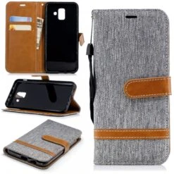 Etui Samsung Galaxy A6 2018 Jean Gris 15 Etui Samsung Galaxy A6 2018 Jean Gris -All For Phone Magasin etui galaxy a6 2018 frac2279 2