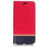 Etui Samsung Portefeuille Galaxy A6+ 2018 Et Galaxy A9 Star Lite Avec Tissu Extérieur Rouge -All For Phone Magasin etui galaxy a6 plus 2018 frac2762