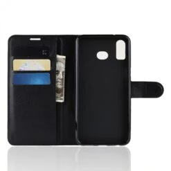 Etui Samsung Portefeuille Magnetic Samsung Galaxy A6s Noir -All For Phone Magasin etui galaxy a6s frac2823 2