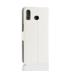 Etui Samsung Portefeuille Magnetic Samsung Galaxy A6s Blanc -All For Phone Magasin etui galaxy a6s frac2824 5