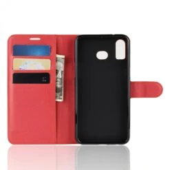 Etui Samsung Portefeuille Magnetic Samsung Galaxy A6s Rouge -All For Phone Magasin etui galaxy a6s frac2825 2