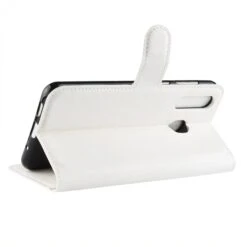 Etui Samsung Portefeuille Galaxy A8s Litchi Blanc -All For Phone Magasin etui galaxy a8s frac2858 4