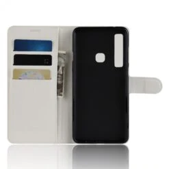 Etui Samsung Portefeuille Magnetique Galaxy A9 2018 Blanc -All For Phone Magasin etui galaxy a9 2018 frac2810 3