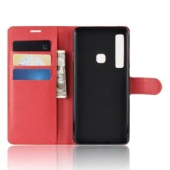 Etui Samsung Portefeuille Magnetique Galaxy A9 2018 Rouge -All For Phone Magasin etui galaxy a9 2018 frac2811 3
