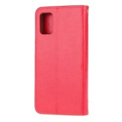 Etui De Protection Galaxy S10 Lite Et A91 Style Cuir - Papillons Et Fleurs Rouge -All For Phone Magasin etui galaxy a91 frac3938 2