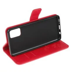 Etui De Protection Galaxy S10 Lite Et A91 Style Cuir - Papillons Et Fleurs Rouge -All For Phone Magasin etui galaxy a91 frac3938 3