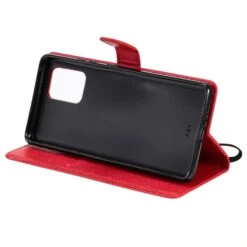 Etui Portefeuille Galaxy A91 Et Galaxy S10 Lite Avec Dragonne Rouge -All For Phone Magasin etui galaxy a91 frac3959 6