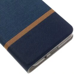 Etui Portefeuille Samsung Galaxy J3 Et J3 2016 Cross Bleu Foncé -All For Phone Magasin etui galaxy j3 2016 frac2357 7