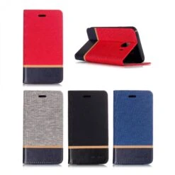 Etui Samsung Portefeuille Galaxy J4 2018 Avec Tissu Extérieur Noir -All For Phone Magasin etui galaxy j4 2018 frac2764 6