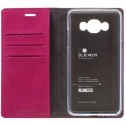 Etui Portefeuille Galaxy J5 2016 Mercury Blue Moon Fushia -All For Phone Magasin etui galaxy j5 2016 frac2370 1