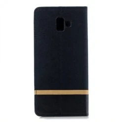 Etui Portefeuille Samsung Galaxy J6+ Et Galaxy J6 Prime Avec Tissu Extérieur Noir 12 Etui Portefeuille Samsung Galaxy J6+ Et Galaxy J6 Prime Avec Tissu Extérieur Noir -All For Phone Magasin etui galaxy j6 plus frac2793 2