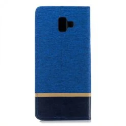 Etui Portefeuille Samsung Galaxy J6+ Et Galaxy J6 Prime Avec Tissu Extérieur Bleu 10 Etui Portefeuille Samsung Galaxy J6+ Et Galaxy J6 Prime Avec Tissu Extérieur Bleu -All For Phone Magasin etui galaxy j6 plus frac2796 1