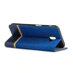Etui Portefeuille Samsung Galaxy J6+ Et Galaxy J6 Prime Avec Tissu Extérieur Bleu 11 Etui Portefeuille Samsung Galaxy J6+ Et Galaxy J6 Prime Avec Tissu Extérieur Bleu -All For Phone Magasin etui galaxy j6 plus frac2796 2