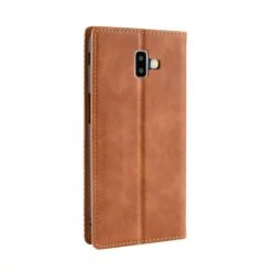 Etui Samsung Portefeuille Galaxy J6 Plus Vintage Marron -All For Phone Magasin etui galaxy j6 plus frac2840 10