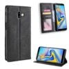 Etui Samsung Portefeuille Galaxy J6 Plus Vintage Noir -All For Phone Magasin etui galaxy j6 plus frac2841