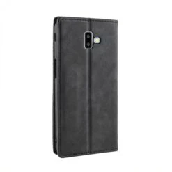 Etui Samsung Portefeuille Galaxy J6 Plus Vintage Noir -All For Phone Magasin etui galaxy j6 plus frac2841 7