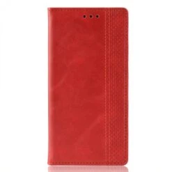 Etui Samsung Portefeuille Galaxy J6 Plus Vintage Rouge -All For Phone Magasin etui galaxy j6 plus frac2842 3