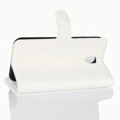 Etui Samsung Portefeuille Galaxy J7 2017 Avec Rangements Cartes - Litchi Blanc -All For Phone Magasin etui galaxy j7 2017 frac2925 4