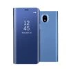Etui Galaxy J7 2017 Mirroir Bleu