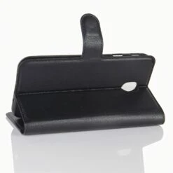 Etui Samsung Portefeuille Galaxy J7 2018 Avec Rangement Cartes Noir -All For Phone Magasin etui galaxy j7 2018 frac2750 4