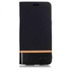 Etui Samsung Portefeuille Galaxy J8 2018 Matière Extérieure En Tissus Noir -All For Phone Magasin etui galaxy j8 2018 frac2768 1