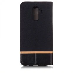 Etui Samsung Portefeuille Galaxy J8 2018 Matière Extérieure En Tissus Noir -All For Phone Magasin etui galaxy j8 2018 frac2768 2
