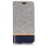 Etui Samsung Portefeuille Galaxy J8 2018 Matière Extérieure En Tissus Gris -All For Phone Magasin etui galaxy j8 2018 frac2769
