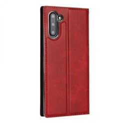 Etui Portefeuille Galaxy Note 10 Simili Cuir - Rouge -All For Phone Magasin etui galaxy note 10 frac3609 3