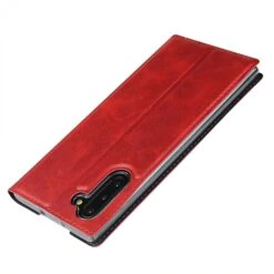 Etui Portefeuille Galaxy Note 10 Simili Cuir - Rouge -All For Phone Magasin etui galaxy note 10 frac3609 5