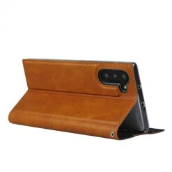 Etui Portefeuille Galaxy Note 10 Simili Cuir - Marron -All For Phone Magasin etui galaxy note 10 frac3610 4