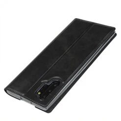 Etui Portefeuille Galaxy Note 10 Plus Simili Cuir - Noir -All For Phone Magasin etui galaxy note 10 plus frac3604 6