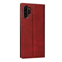 Etui Portefeuille Galaxy Note 10 Plus Simili Cuir - Rouge -All For Phone Magasin etui galaxy note 10 plus frac3605 3