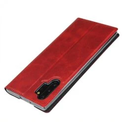 Etui Portefeuille Galaxy Note 10 Plus Simili Cuir - Rouge -All For Phone Magasin etui galaxy note 10 plus frac3605 5