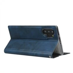 Etui Portefeuille Galaxy Note 10 Plus Simili Cuir - Bleu Foncé -All For Phone Magasin etui galaxy note 10 plus frac3606 4